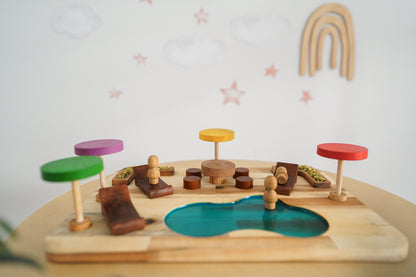 Wooden Gnomes Resort Play Set