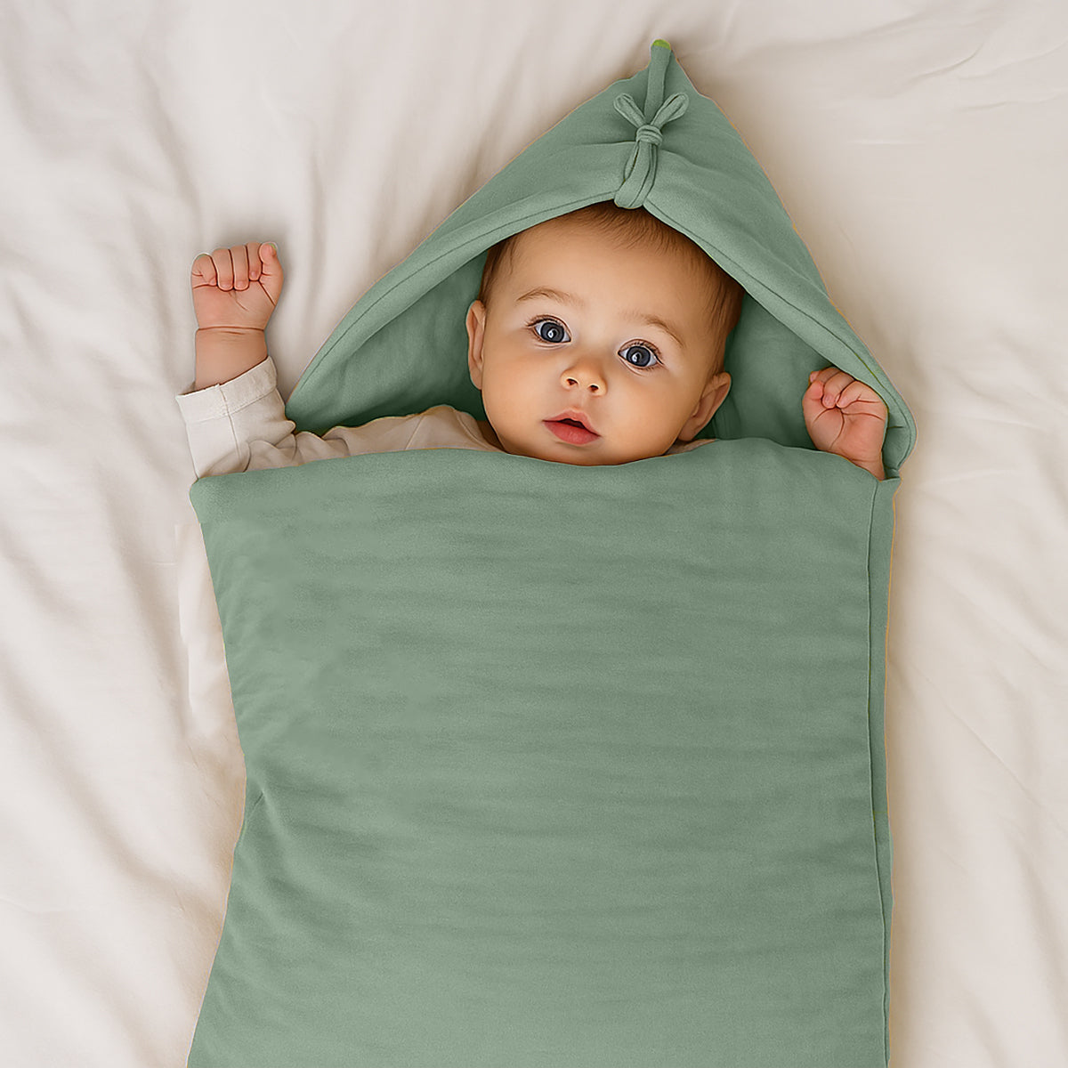 Organic Cotton Bunting Bag — Green