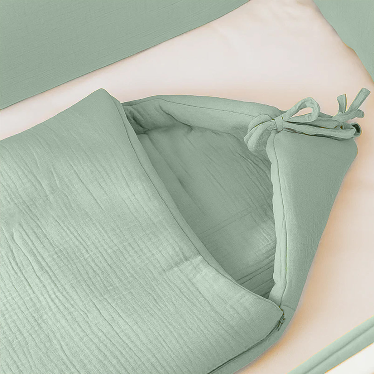 Organic Cotton Bunting Bag — Green