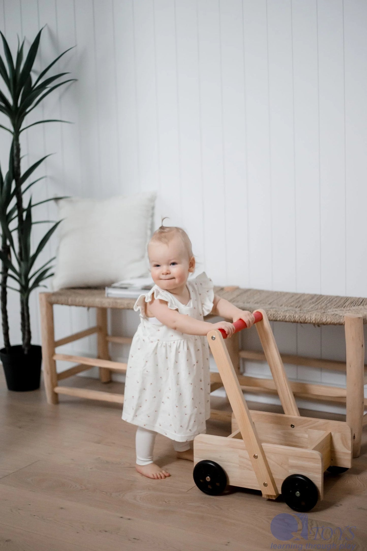 Classic Wooden Baby Walker