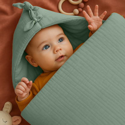 Organic Cotton Bunting Bag — Green