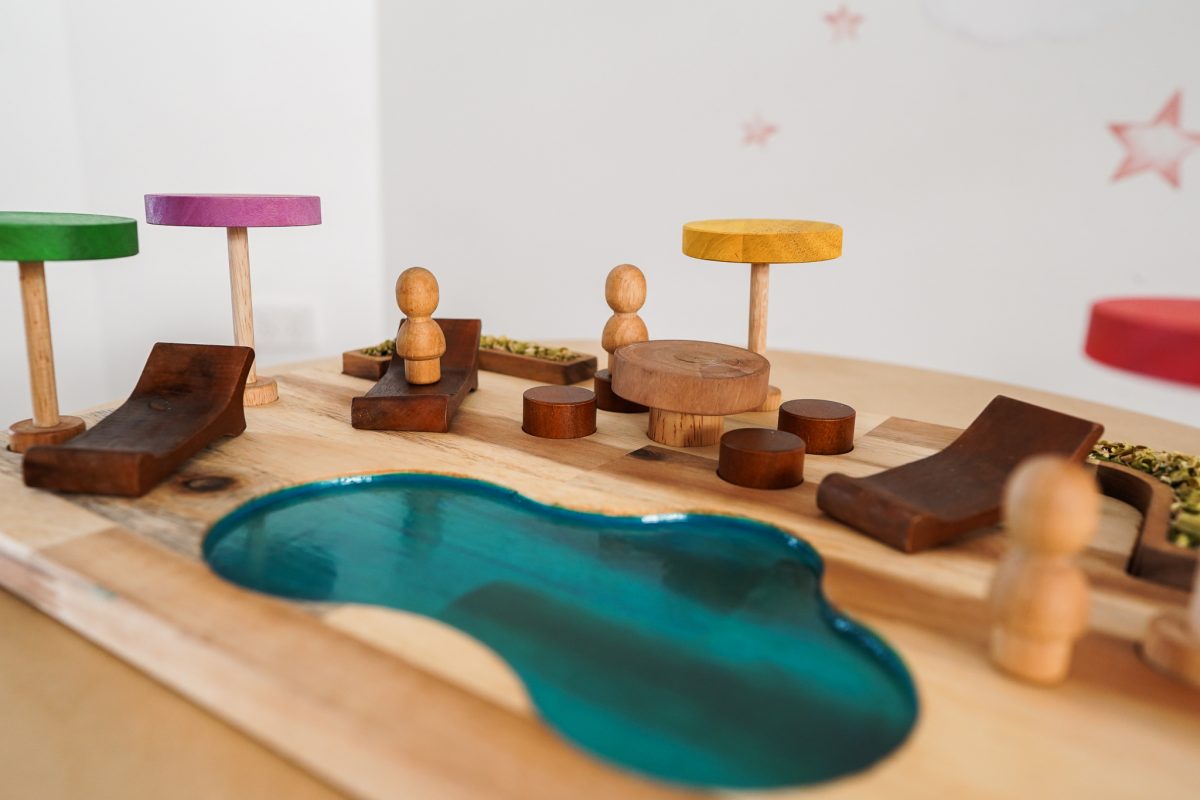 Wooden Gnomes Resort Play Set