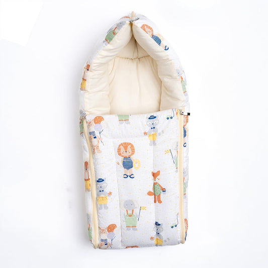 3-in-1 Baby Sleeping Bag and Carry Nest — Cotton