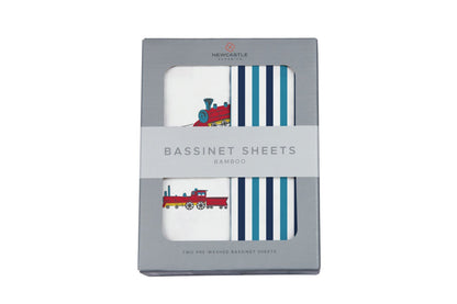 Bamboo Change Pad Cover — Vintage Steam Trains