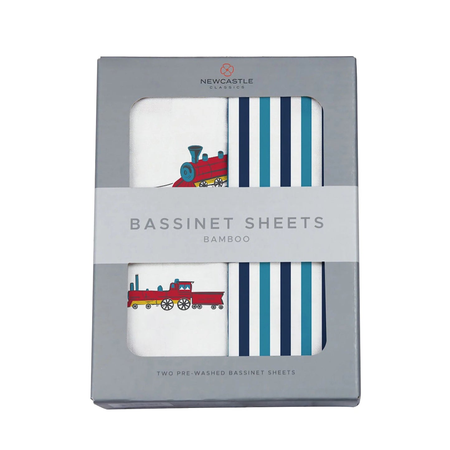Bamboo Change Pad Cover — Vintage Steam Trains